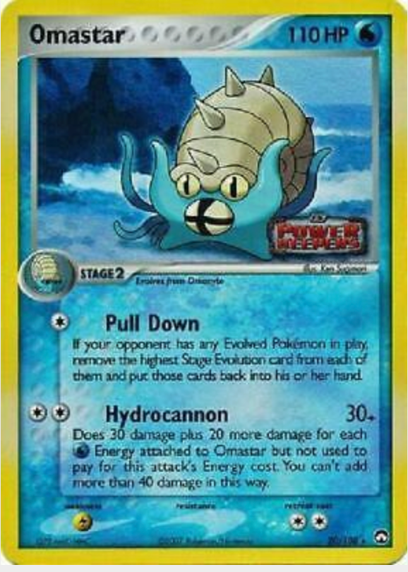 Omastar 20/108 Power Keepers Stamped DMG