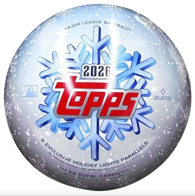 2026 Topps Holiday Baseball Retail Collector Tin