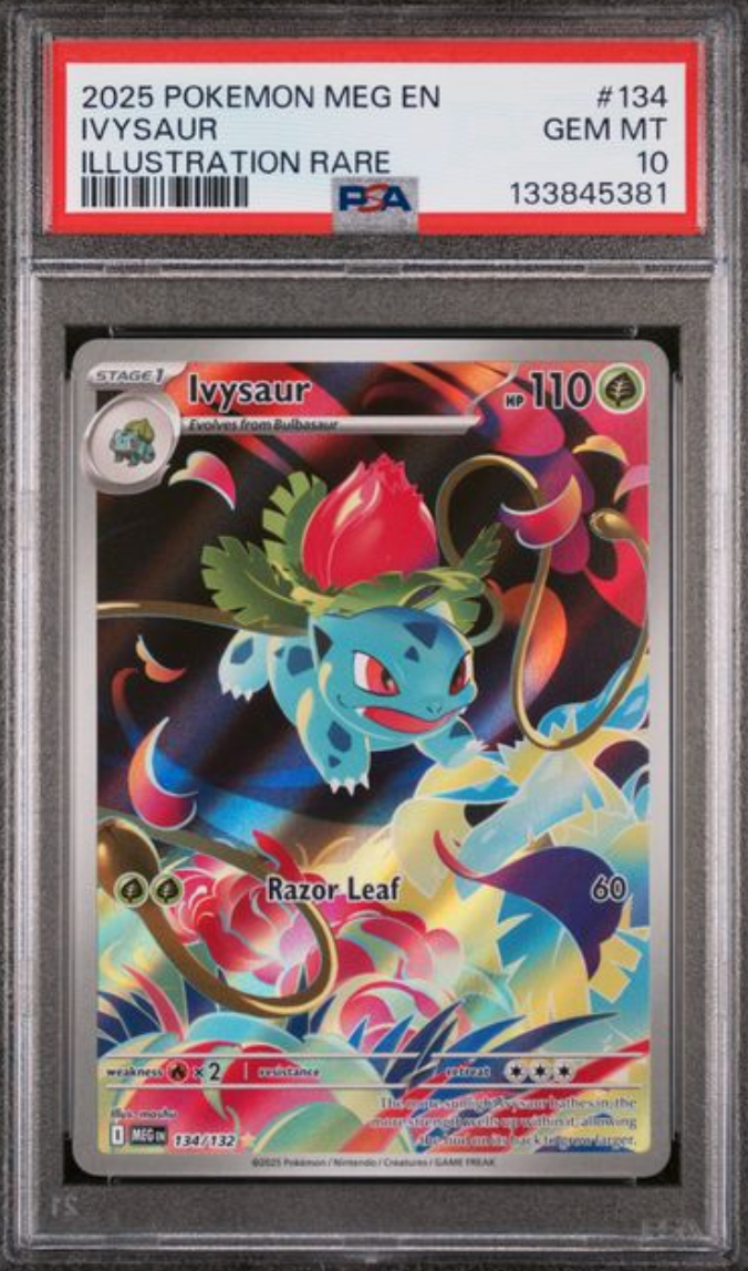 2025 Pokemon Ivysaur 134/132 PSA10