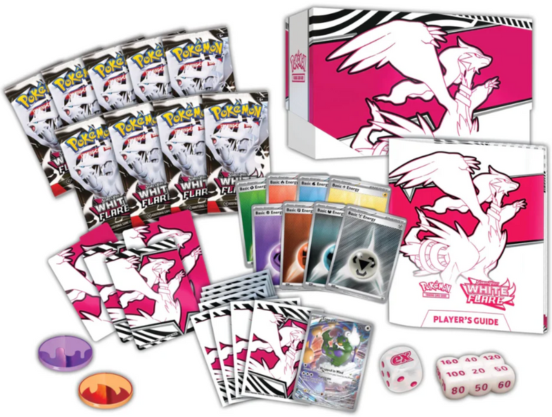 Pokemon White Flare Pokémon Center Elite Trainer Box