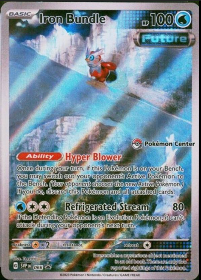 Iron Bundle 066 pokemon center promo SEALED