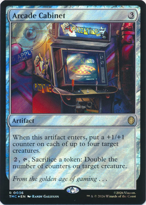 Arcade Cabinet (Surge Foil) (TMC-036) - Commander: Teenage Mutant Ninja Turtles Foil