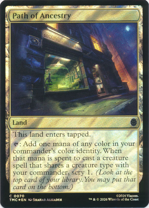 Path of Ancestry (Surge Foil) (TMC-070) - Commander: Teenage Mutant Ninja Turtles Foil
