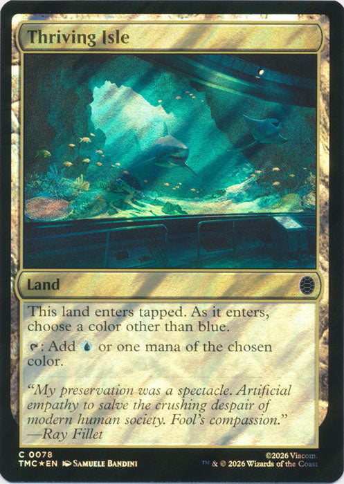 Thriving Isle (Surge Foil) (TMC-078) - Commander: Teenage Mutant Ninja Turtles Foil