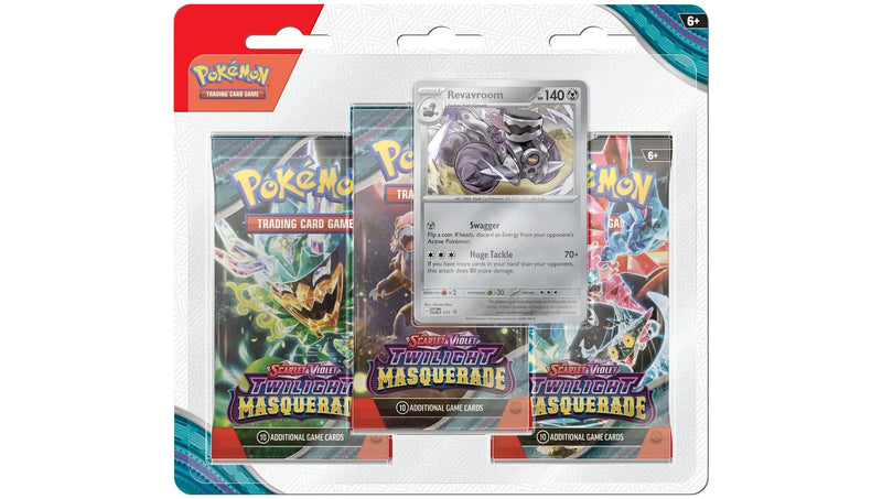Pokemon SV06 Twilight Masquerade 3-Pack Blister Revavroom