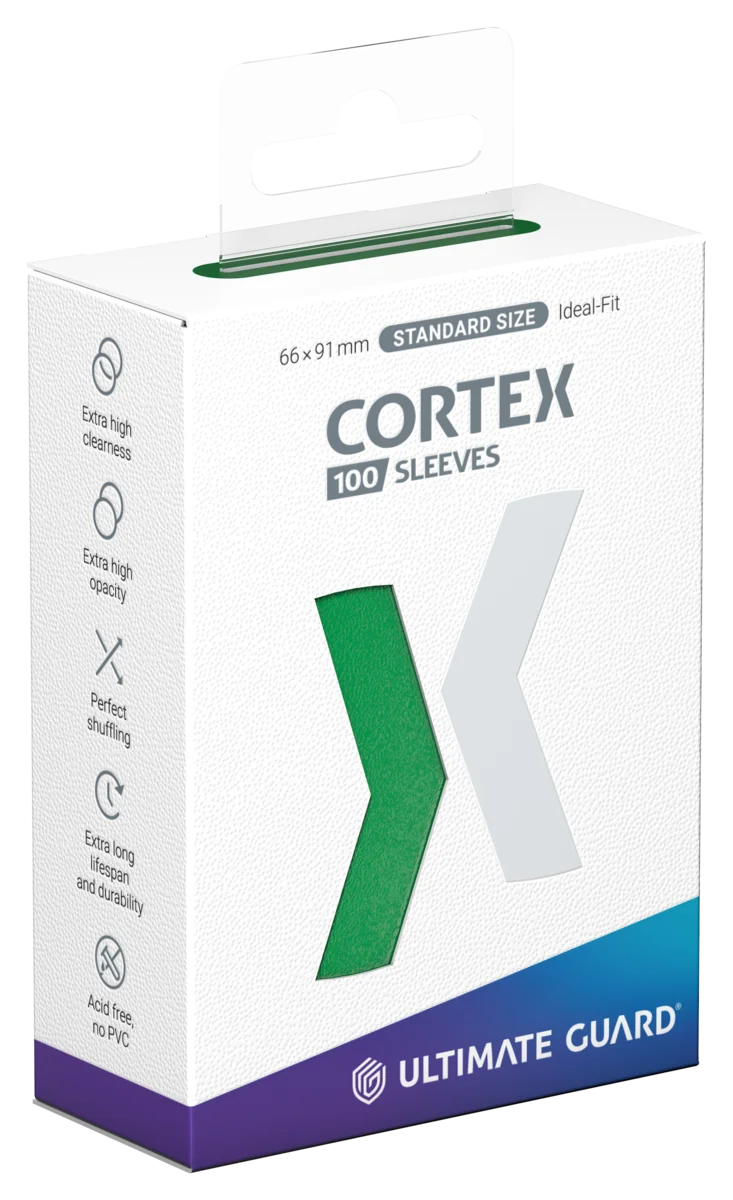 Ultimate Guard Cortex Matte Sleeves Standard Size 100ct Green