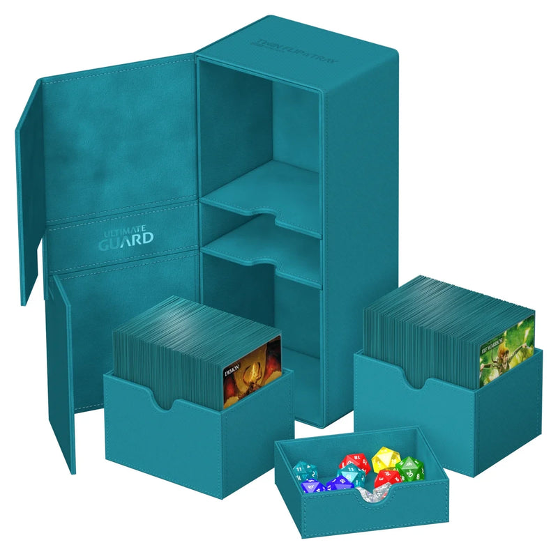 Ultimate Guard Twin Flip'n Tray 266+ Petrol