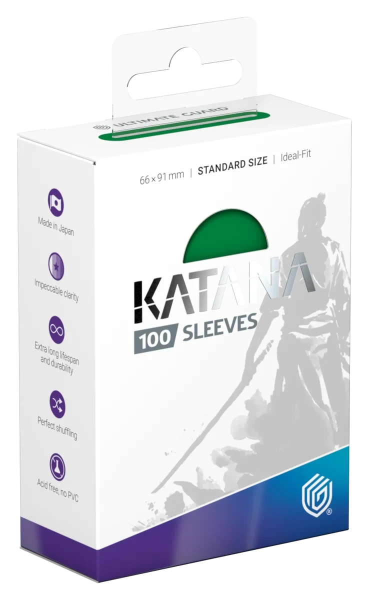 Ultimate Guard Katana Sleeves Standard Size 100ct Jade Garden