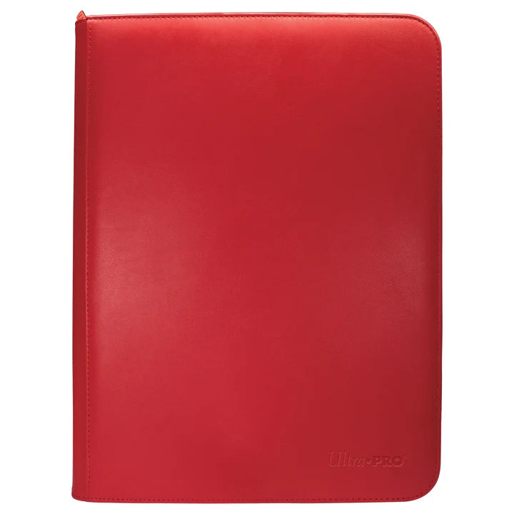 Ultra Pro 9 Pocket Vivid Zip Pro Binder Red