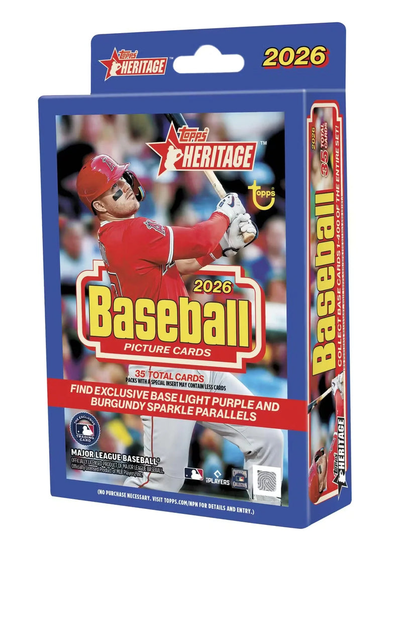 Topps 2026 Heritage Baseball Hanger Box