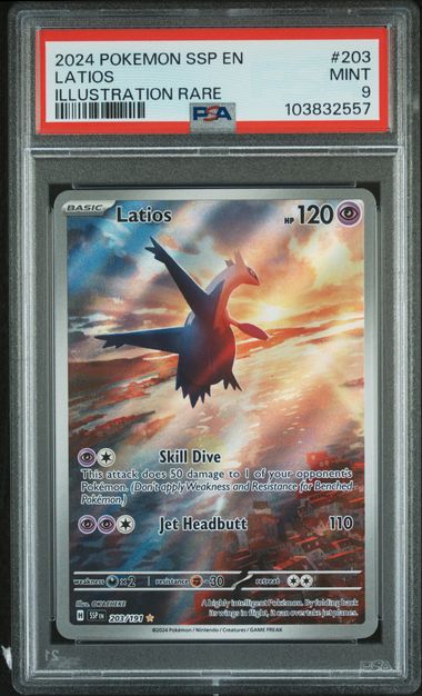 2024 Pokemon SSP EN 203/191 Latios PSA9