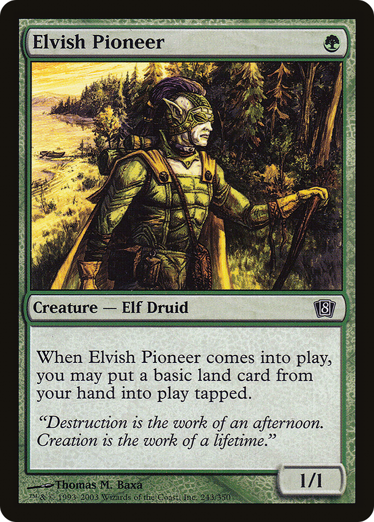 Elvish Pioneer (8ED-243) - 8th Edition Foil