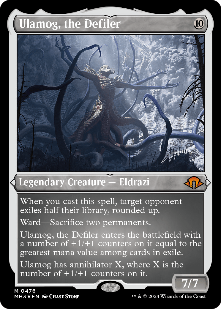 Ulamog, the Defiler (Foil Etched) (MH3-476) - Modern Horizons 3