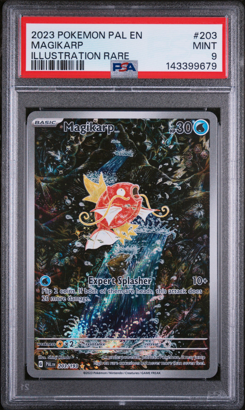 2023 English Pokemon Magikarp 203/193 PSA 9