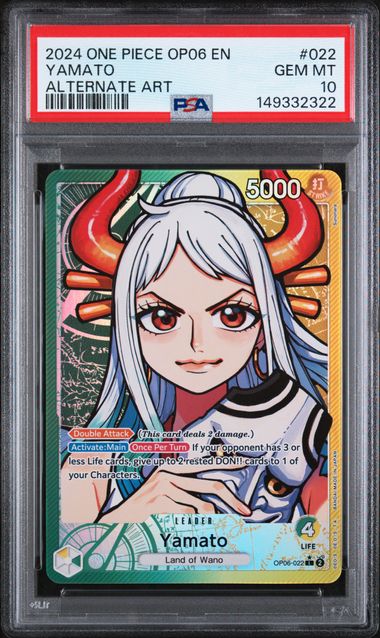 2024 OnePiece YAMATO OP06 022 PSA 10