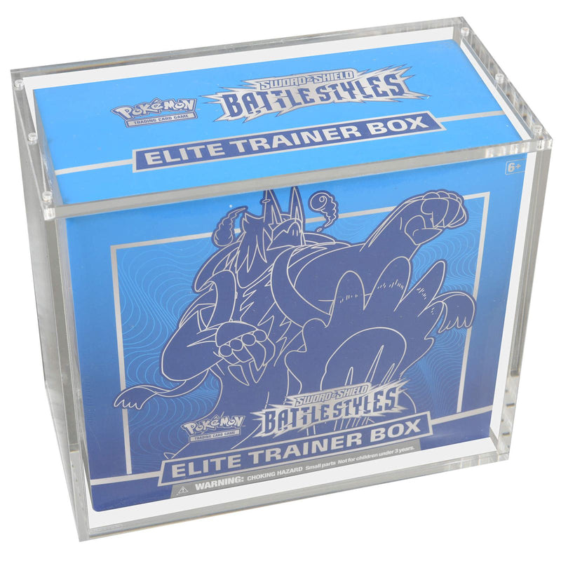 EVORETRO Acrylic Protect Case for Pokemon ETB with Magnetic Lid