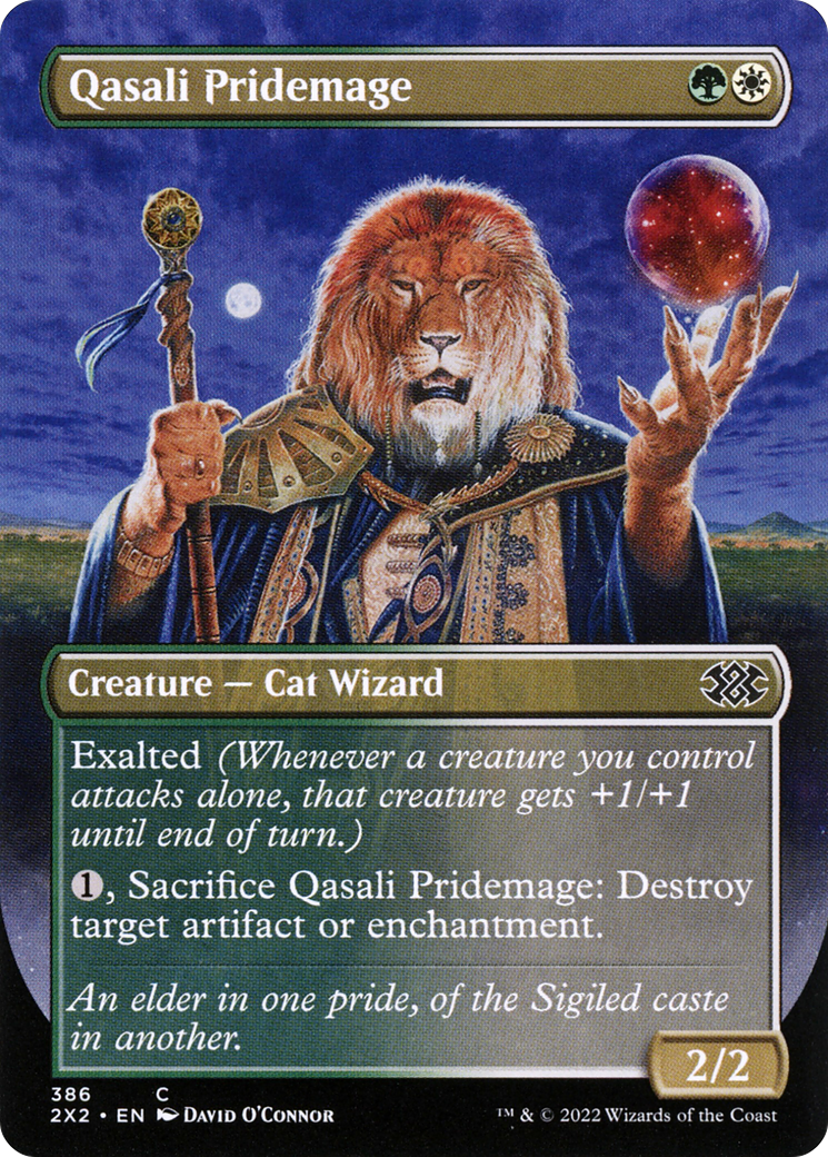 Qasali Pridemage (Borderless) (2X2-386) - Double Masters 2022 (Borderless)