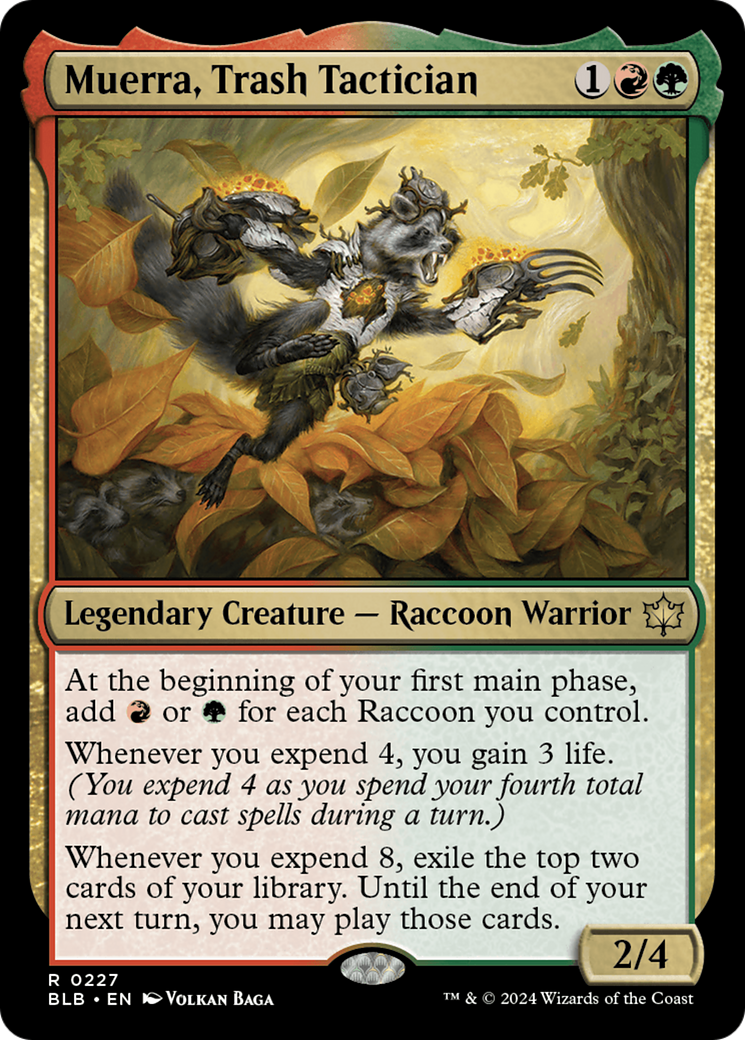 Muerra, Trash Tactician (BLB-227) - Bloomburrow Foil