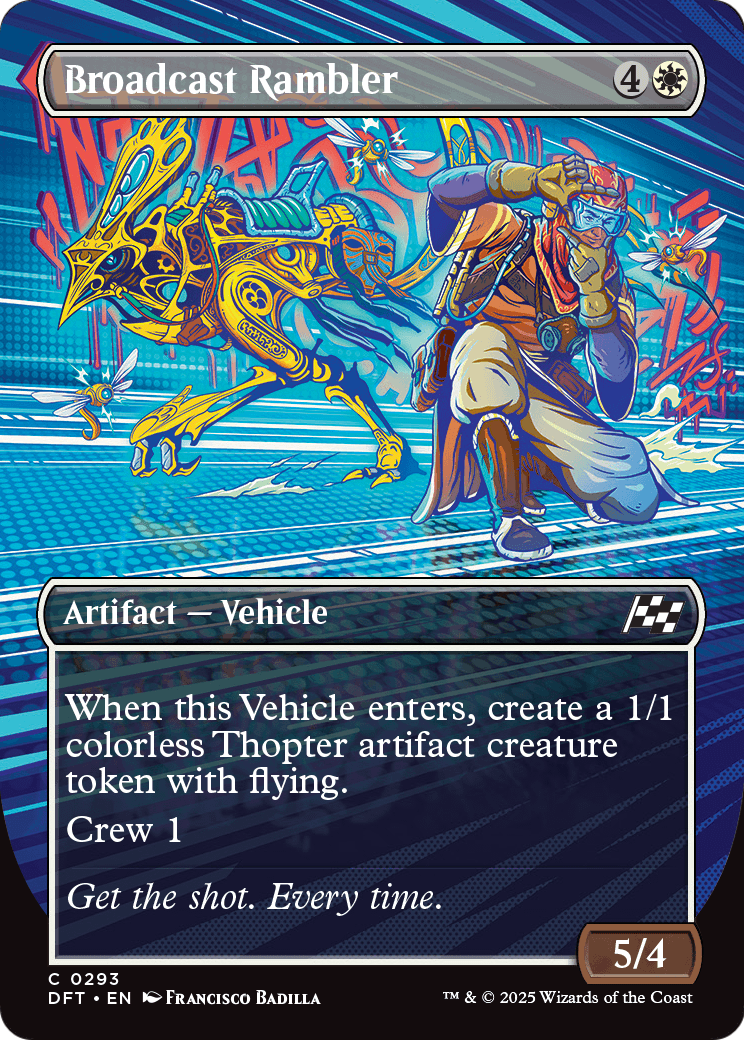 Broadcast Rambler (Borderless) (DFT-293) - Aetherdrift (Borderless)