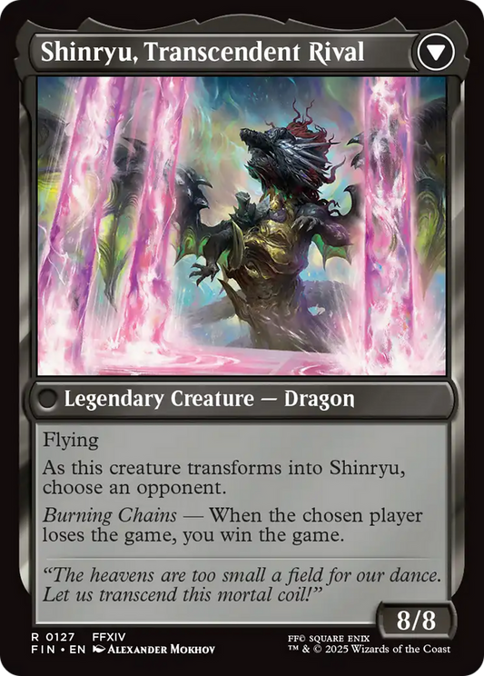 Zenos yae Galvus // Shinryu, Transcendent Rival (FIN-127) - FINAL FANTASY Foil