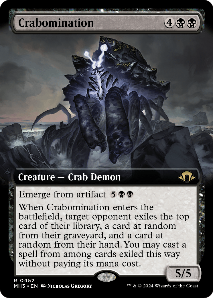 Crabomination (Extended Art) (MH3-452) - Modern Horizons 3: (Extended Art) Foil