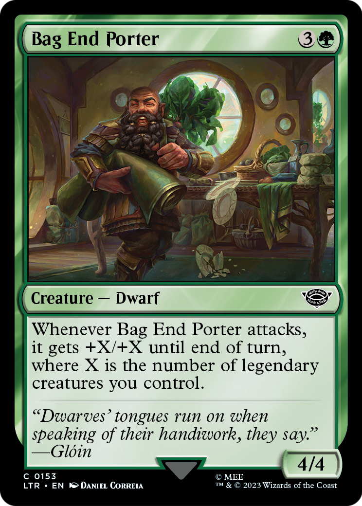 Bag End Porter (LTR-153) - The Lord of the Rings: Tales of Middle-earth