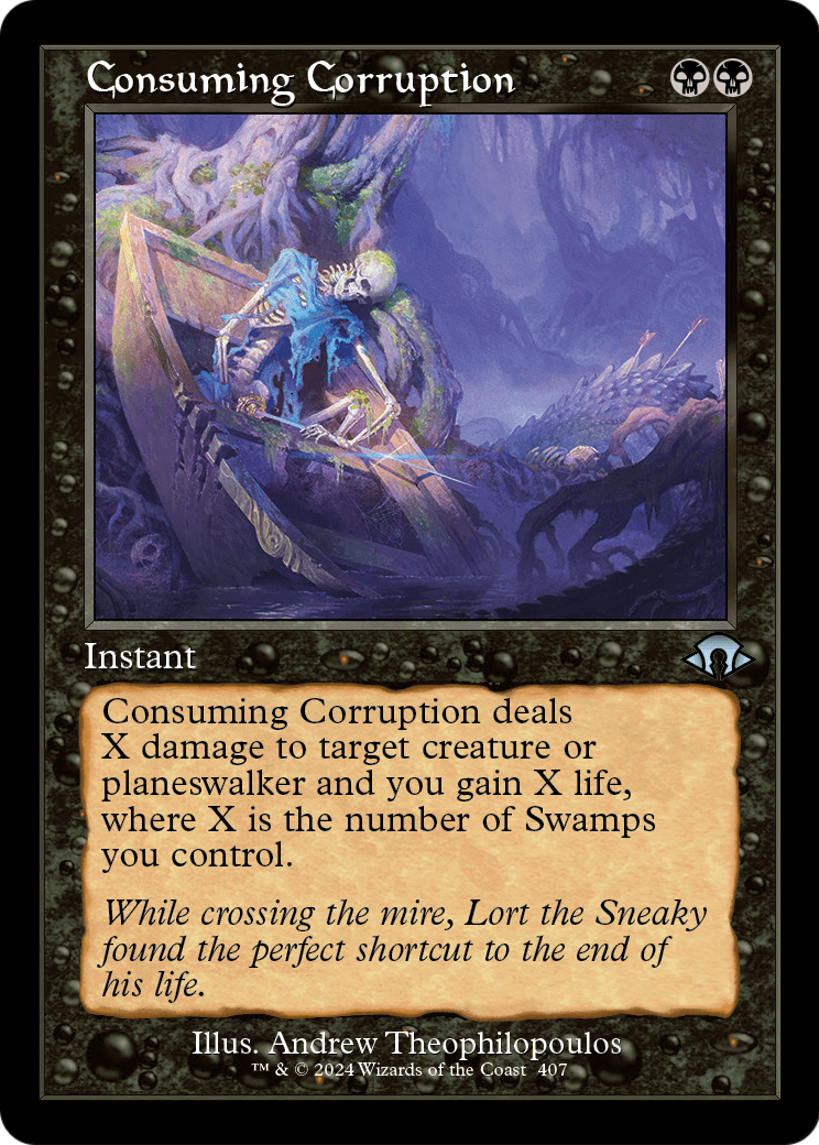 Consuming Corruption (Retro Frame) (MH3-407) - Modern Horizons 3 Foil