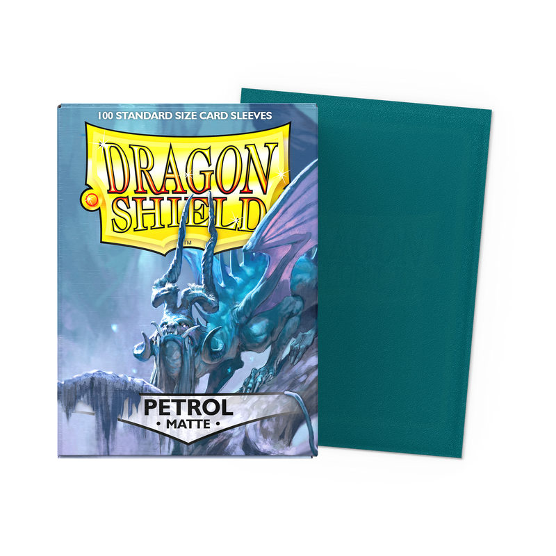 Dragon Shield Matte Dual Sleeves - Standard Size - 100ct - Petrol Abigan