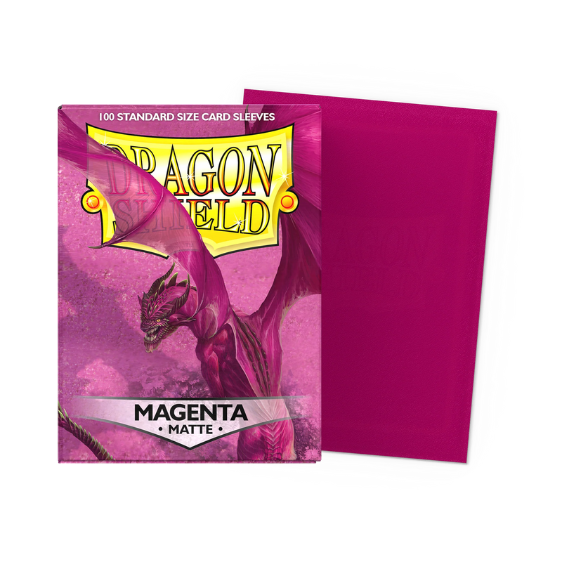 Dragon Shield Matte Sleeves -Standard Size - 100 ct - Magenta