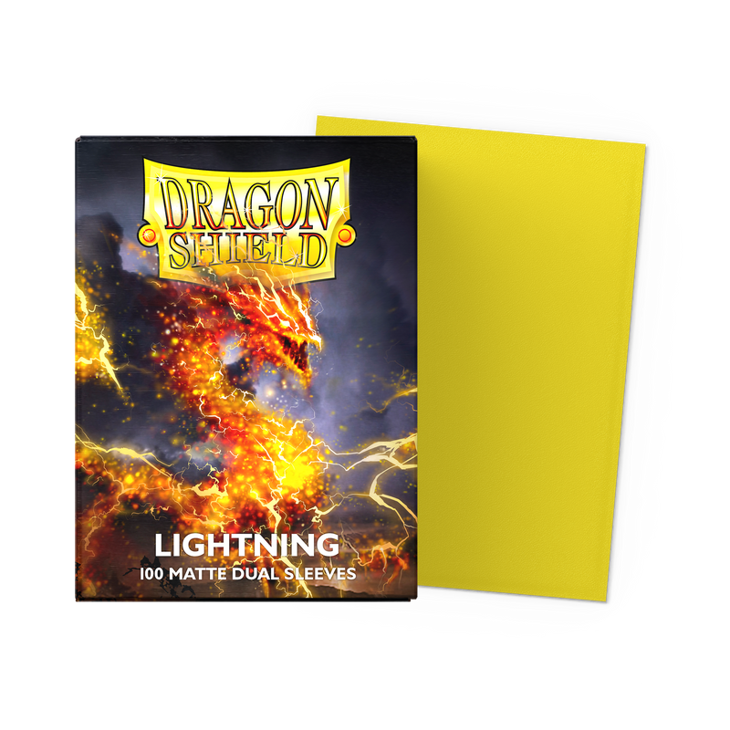 Dragon Shield Matte Dual Sleeves - Standard Size - 100ct - Lightning