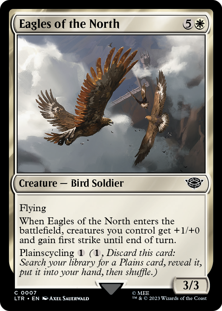 Eagles of the North (LTR-007) - The Lord of the Rings: Tales of Middle-earth Foil