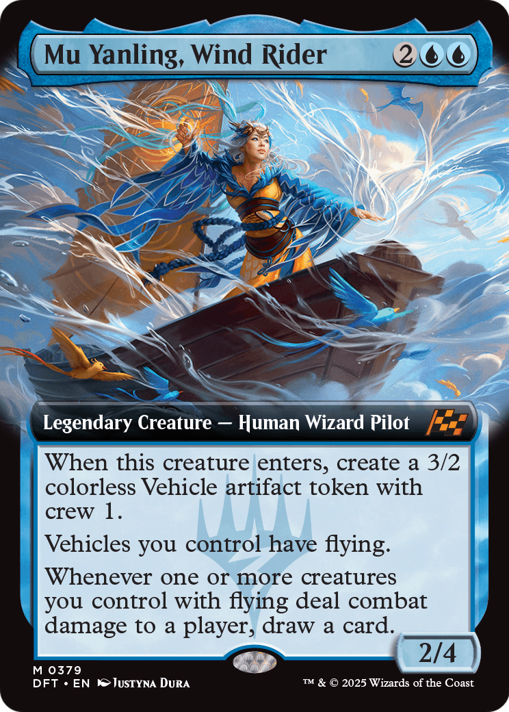 Mu Yanling, Wind Rider (Extended Art) (DFT-379) - Aetherdrift: (Extended Art)