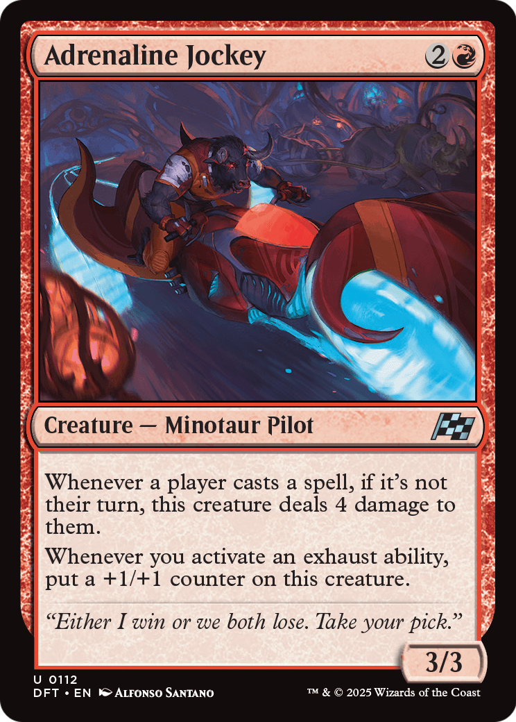 Adrenaline Jockey (DFT-112) - Aetherdrift Foil