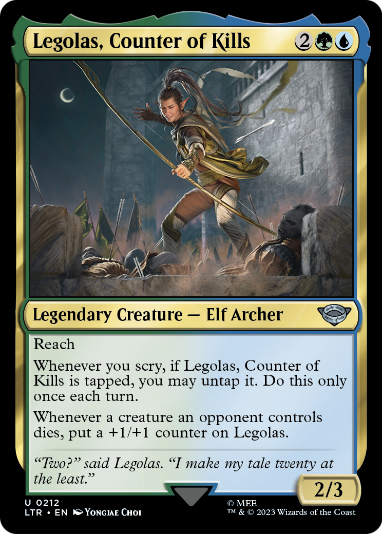 Legolas, Counter of Kills (LTR-212) - The Lord of the Rings: Tales of Middle-earth