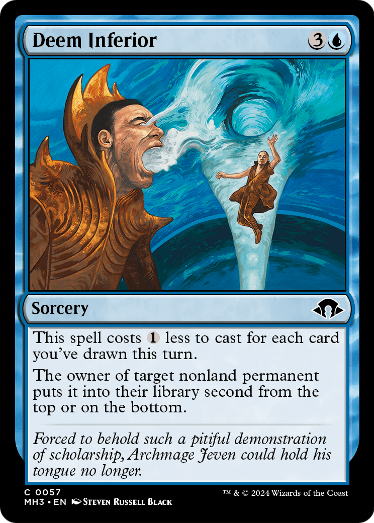 Deem Inferior (MH3-057) - Modern Horizons 3 Foil