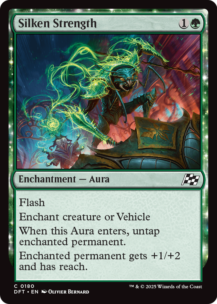 Silken Strength (DFT-180) - Aetherdrift: (enchantment)