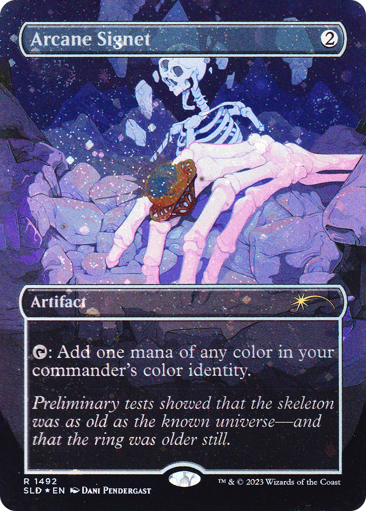 Arcane Signet (SLD-1492★) - Secret Lair Drop (Borderless) Foil