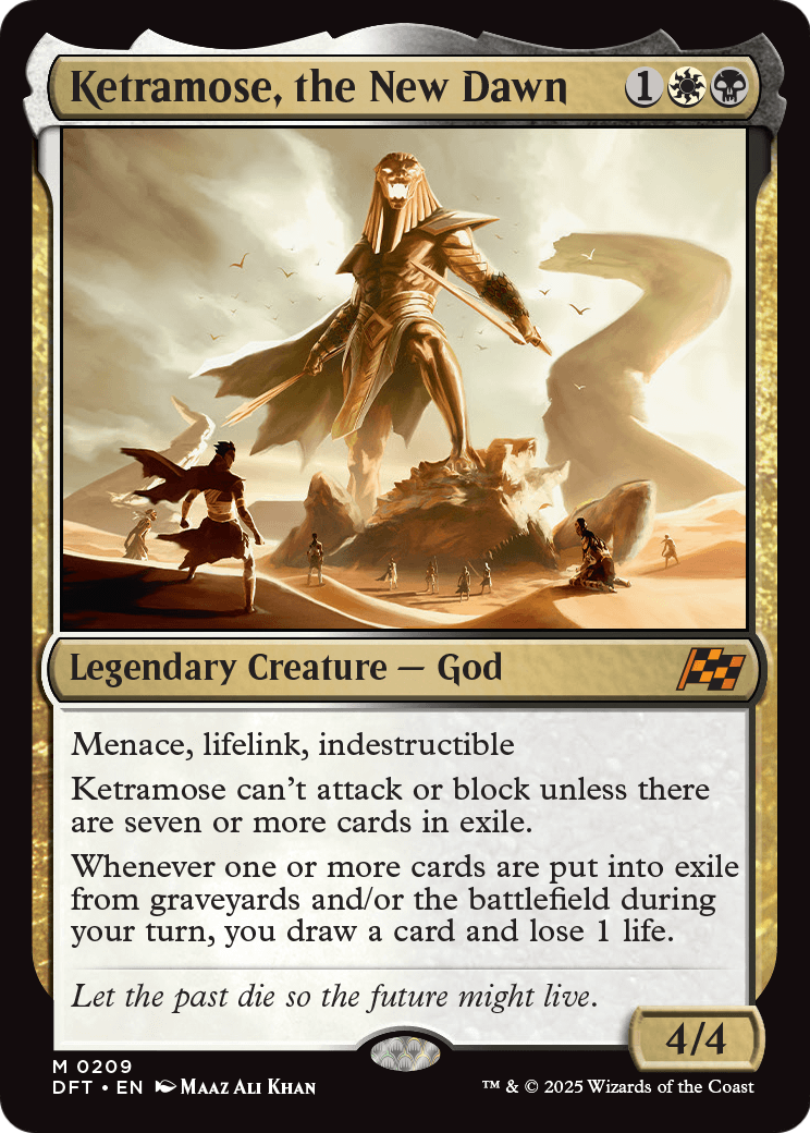 Ketramose, the New Dawn (DFT-209) - Aetherdrift Foil
