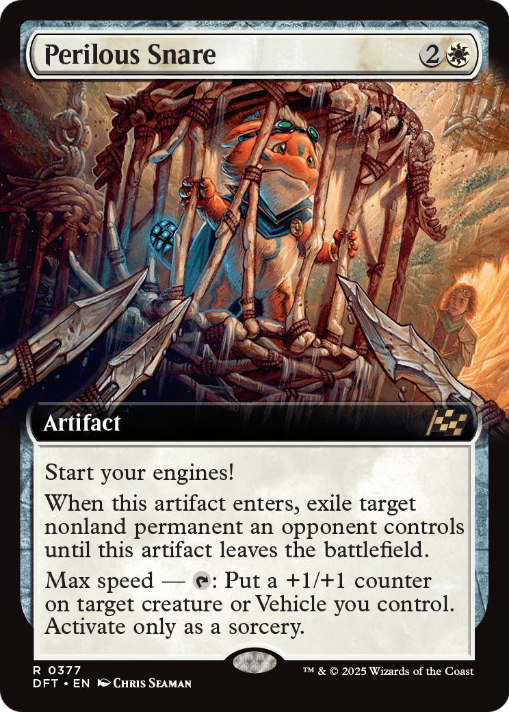 Perilous Snare (Extended Art) (DFT-377) - Aetherdrift: (Extended Art)