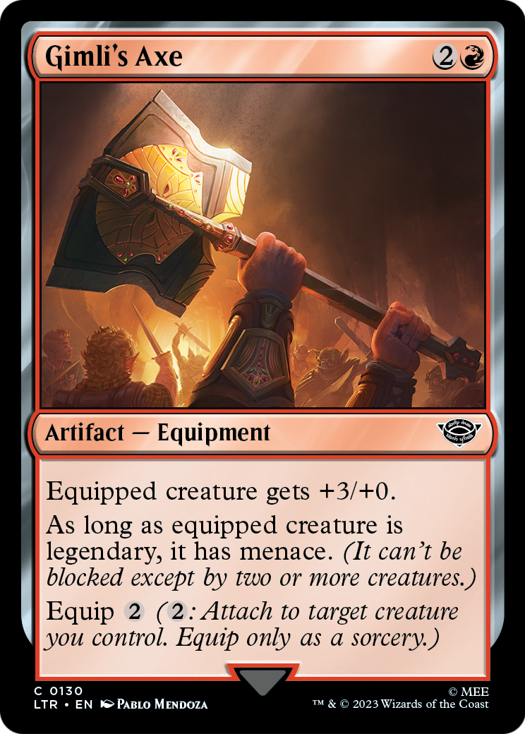 Gimli's Axe (LTR-130) - The Lord of the Rings: Tales of Middle-earth Foil