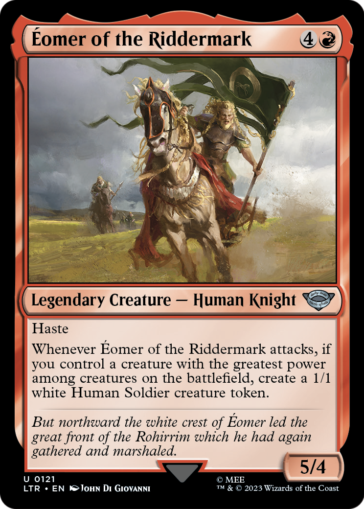 Eomer of the Riddermark (LTR-121) - The Lord of the Rings: Tales of Middle-earth Foil