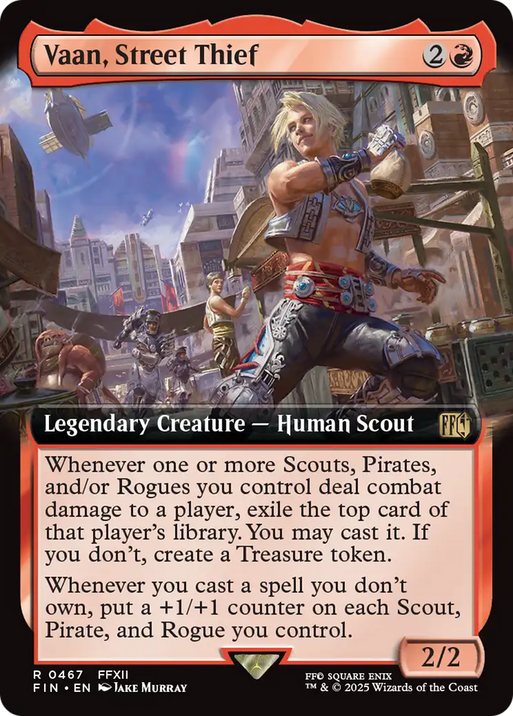 Vaan, Street Thief (FIN-467) - FINAL FANTASY: (Extended Art) Foil