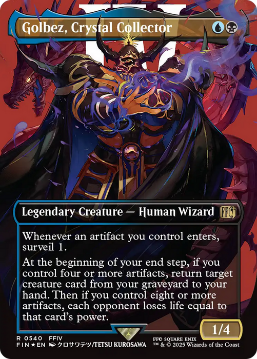 Golbez, Crystal Collector (FIN-540) - FINAL FANTASY (Surge Foil) (Borderless)