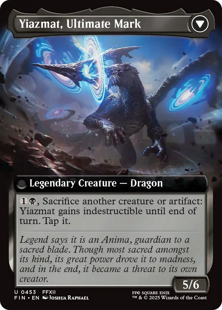 Sidequest: Hunt the Mark // Yiazmat, Ultimate Mark (FIN-453) - FINAL FANTASY: (enchantment, Extended Art)