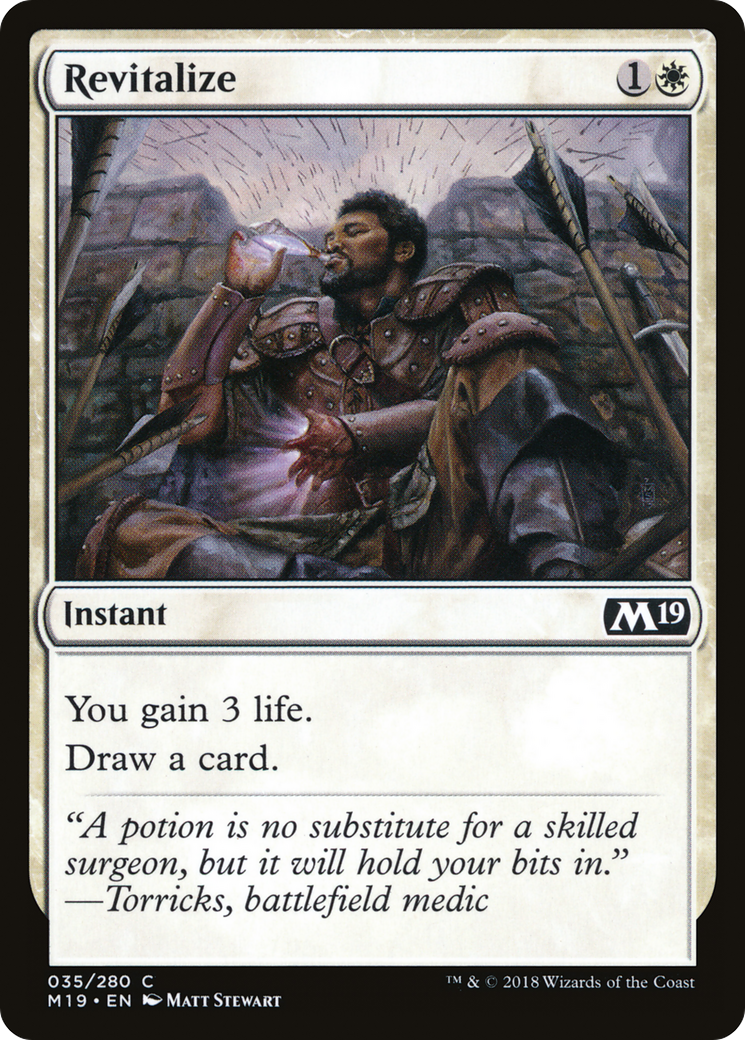 Revitalize (M19-035) - Core Set 2019 Foil