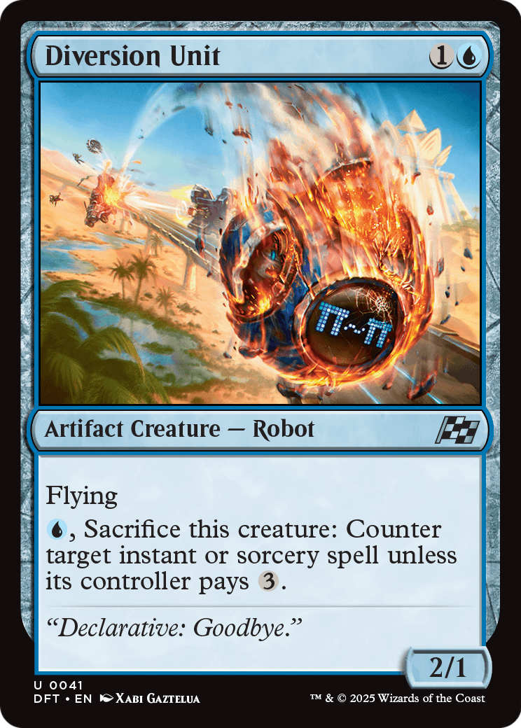 Diversion Unit (DFT-041) - Aetherdrift Foil