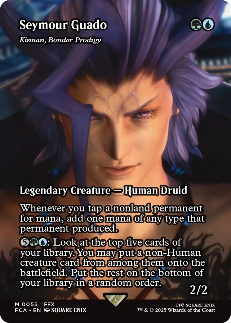 Kinnan, Bonder Prodigy (FCA-055) - FINAL FANTASY: Through the Ages / Seymour Guado (Borderless)