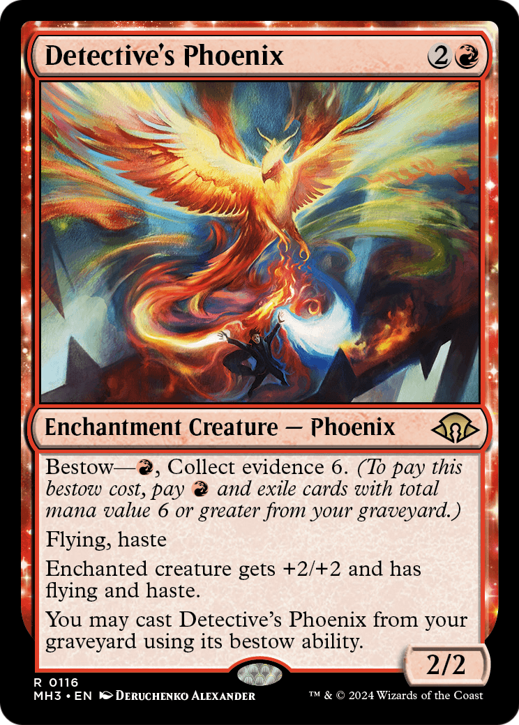 Detective's Phoenix (MH3-116) - Modern Horizons 3: (enchantment)