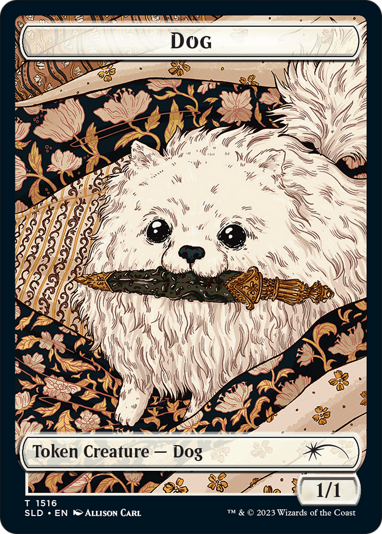 Dog (SLD-1516) // Cat (SLD-1517) - Secret Lair Drop: (Full Art) Foil (Double-Sided)