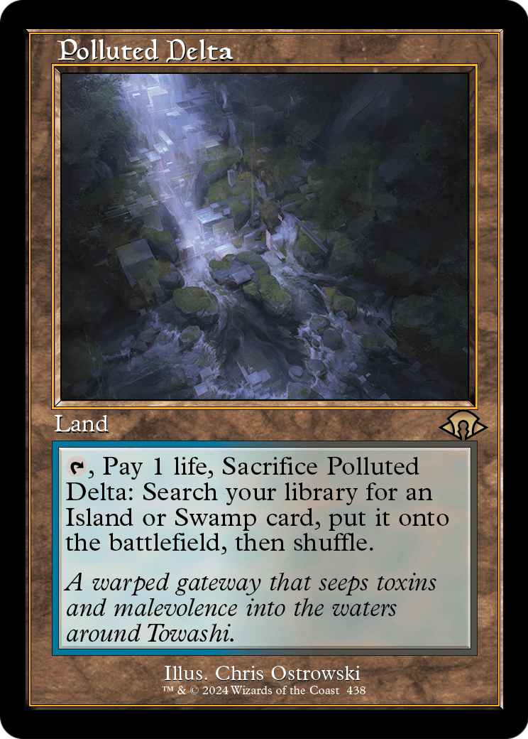 Polluted Delta (Retro Frame) (MH3-438) - Modern Horizons 3 Foil